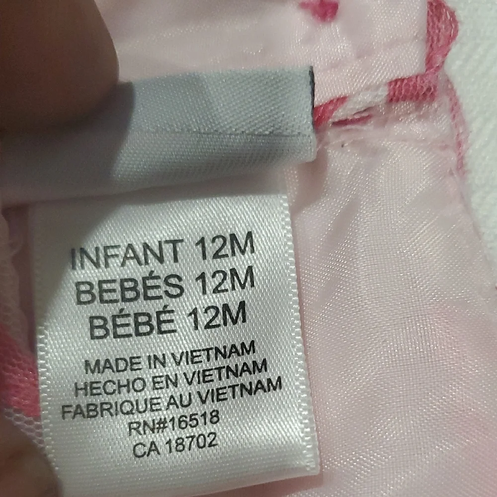 Sweet Heart Rose Pink Floral Tulle Party Dress Size 12M